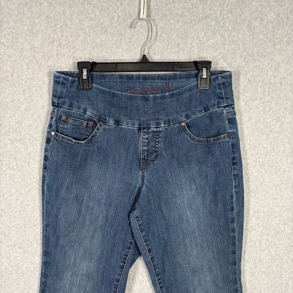Jag Jeans Womens 10P Straight Pull On Mid Rise Ankle Nora Jegging Stretch Indigo - Picture 2 of 12